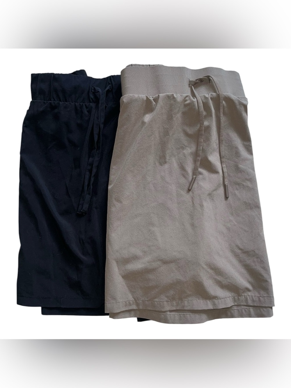Lot Of 2 Women’s All In Motion Athletic Skorts Black Olive Green XL Pockets